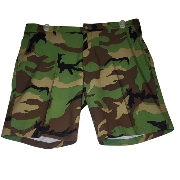 Polo Ralph Lauren Mens Camouflage All Day Beach Shorts Size 36 Zip Pocket - Picture 1 of 8